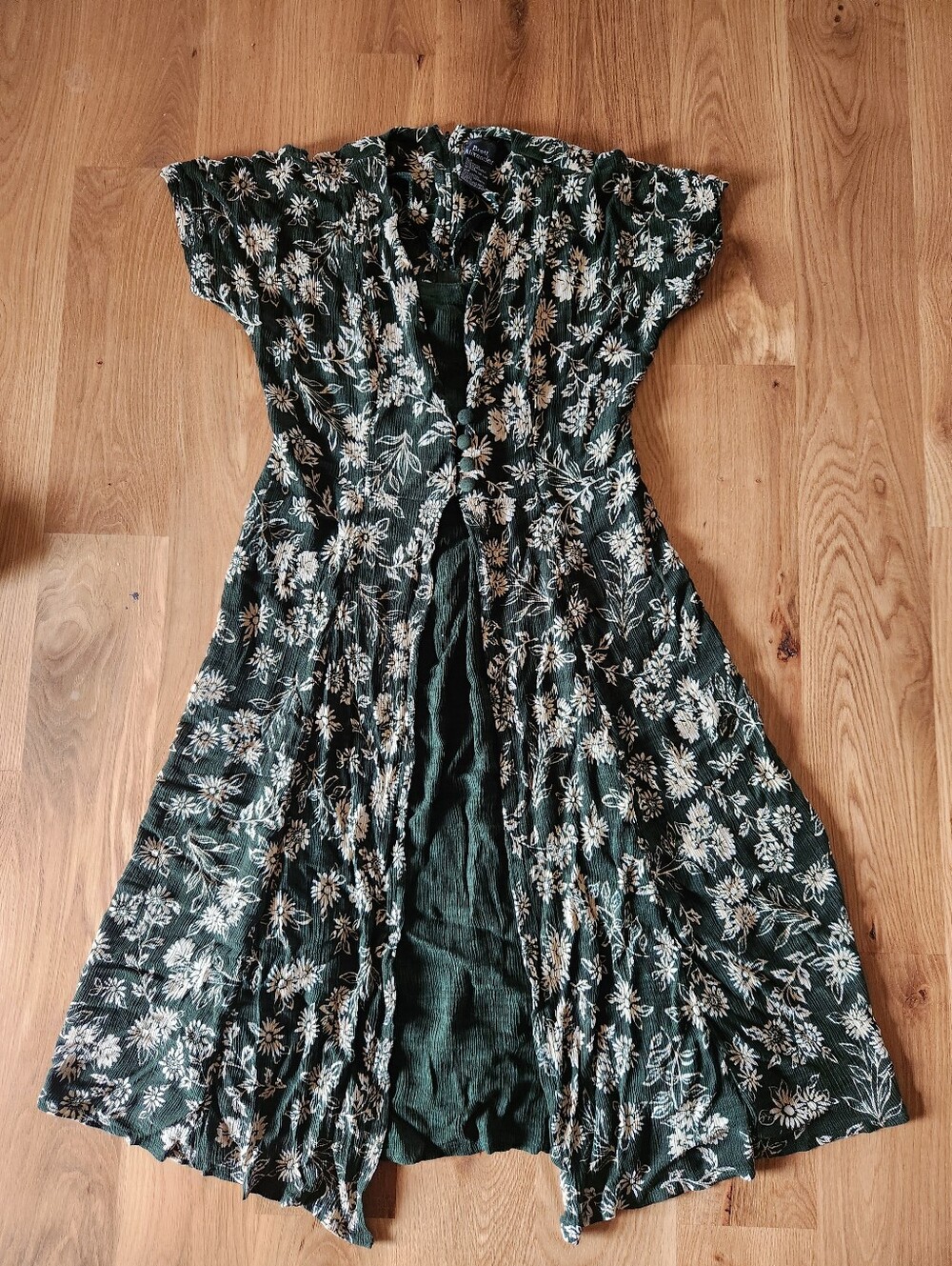 Women’s Brett Alixander Green Floral Dress 13/14